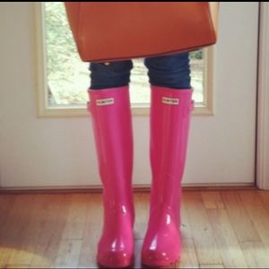 Hunter original tall rain boots